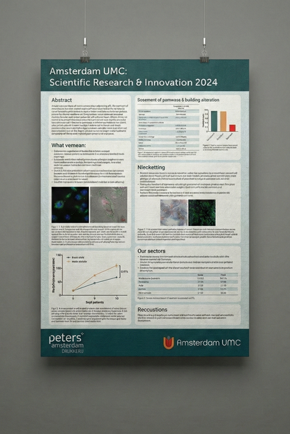 Posters A3 vouwbare stof - canvas